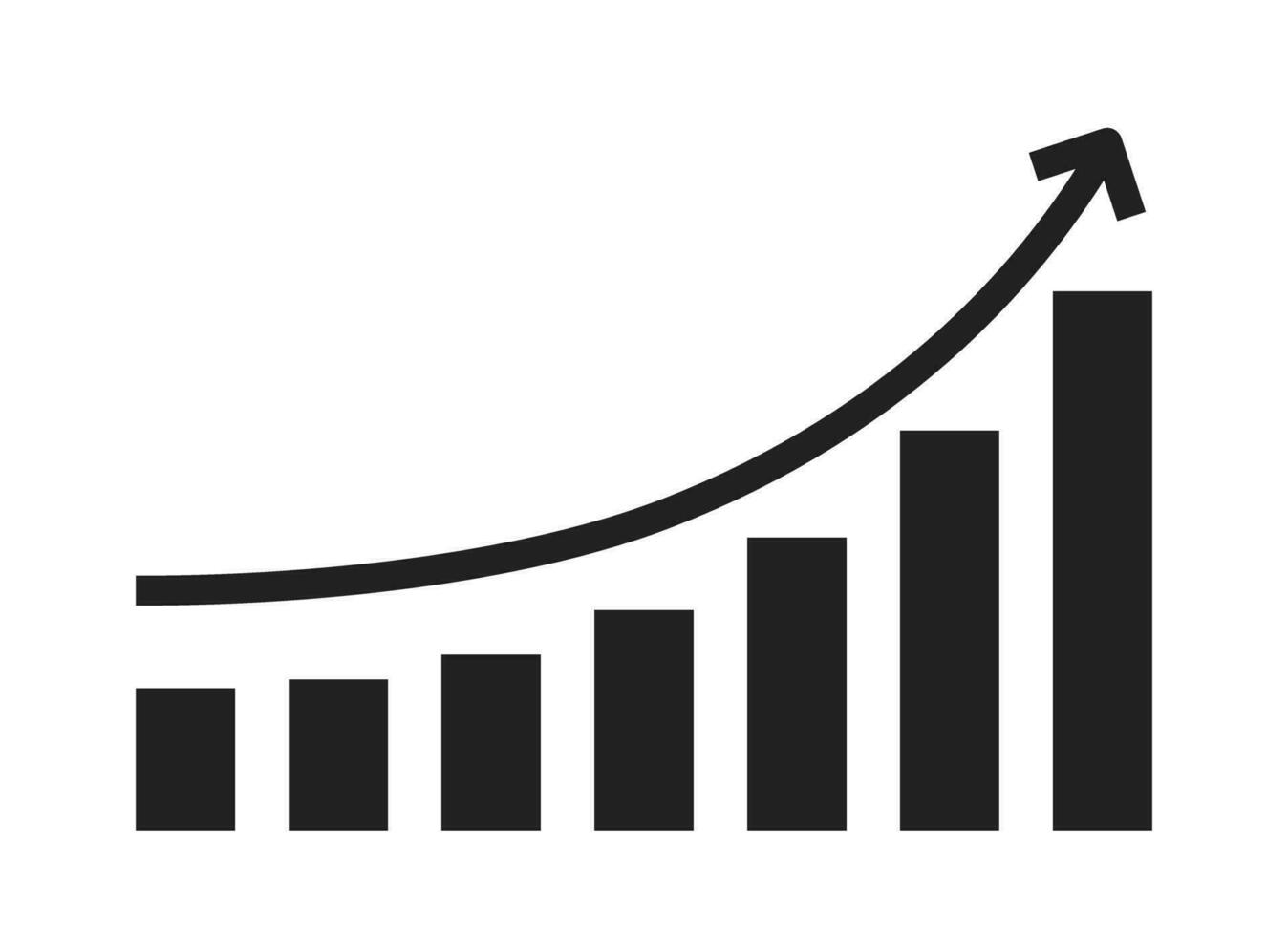 statistics-graph-moving-up-growth-monochrome-flat-element-bar-chart-increase-profit-success-editable-clip-art-black-white-icon-simple-thin-line-spot-illustration-for-web-graphic-design-vector